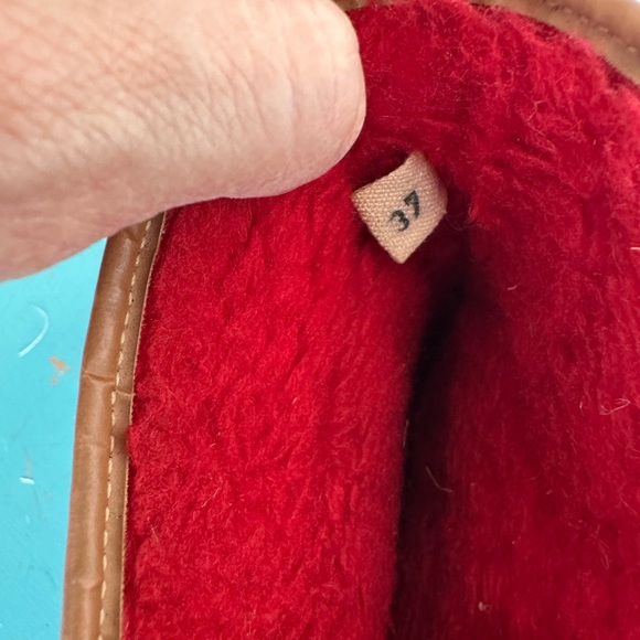 Kids Faux Fur Winter Boots - Brown and Red 37 - Picture 7 of 7